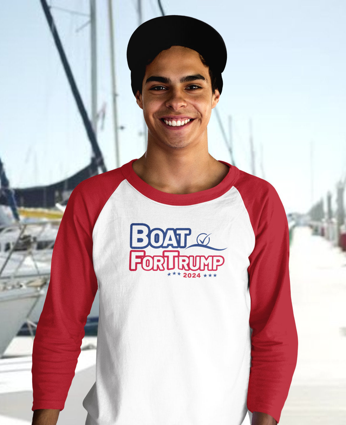 BOAT FOR TRUMP - 3\4 Sleeve (Unisex)