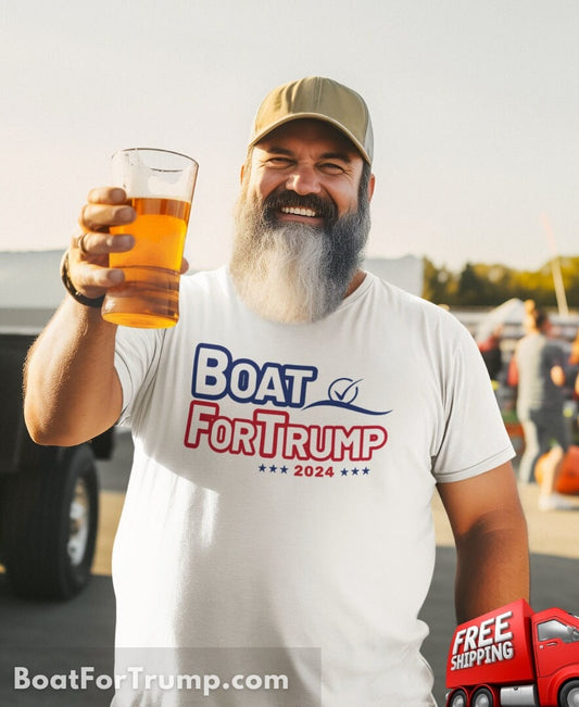 Boat For Trump - Soft T-Shirt (Unisex)