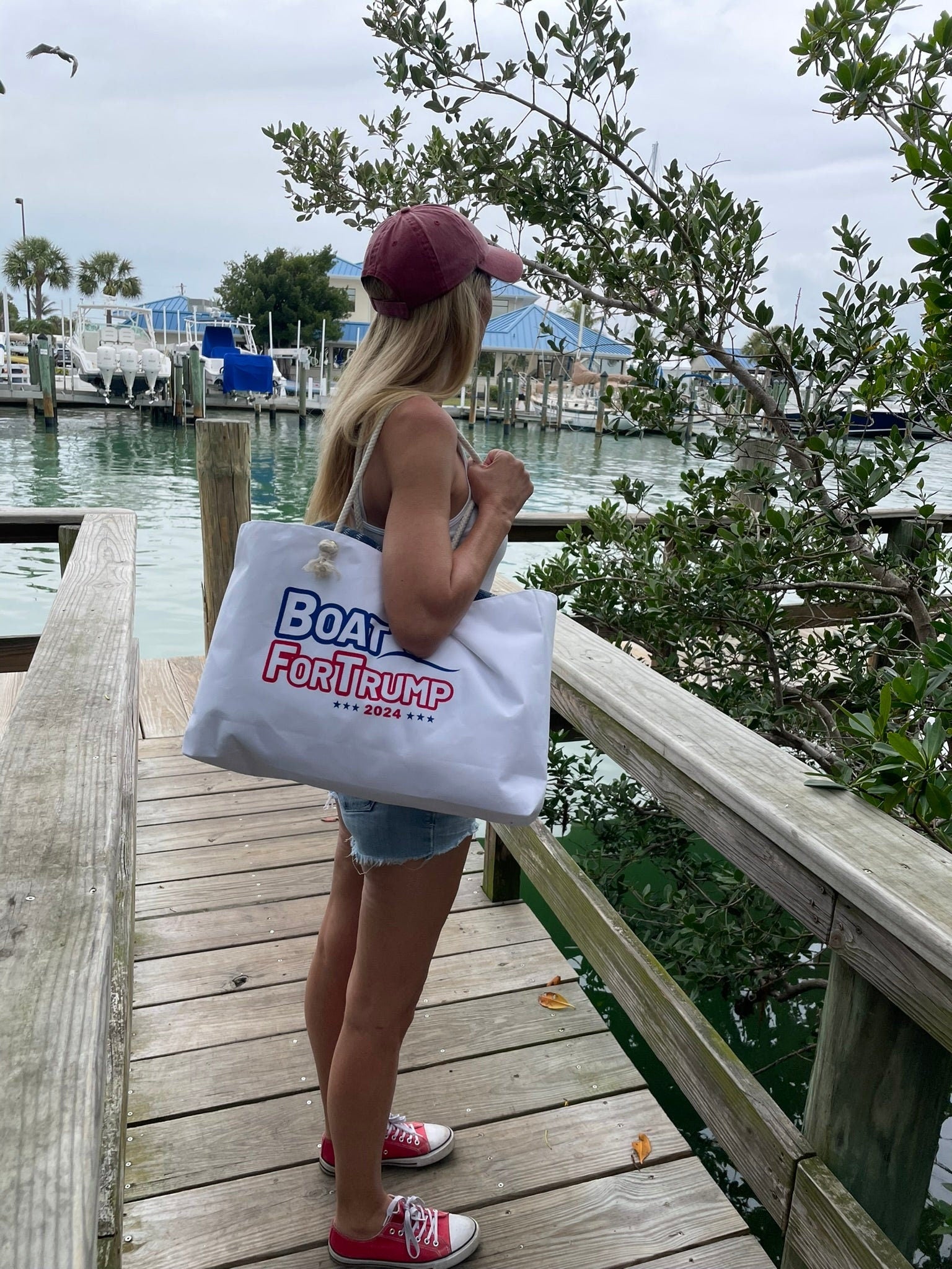 BOAT FOR TRUMP - Oversized Water Resistant Boat Bag