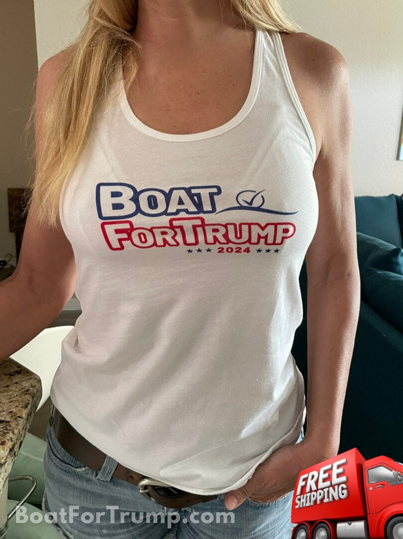 BOAT FOR TRUMP - High Quality Tank Top (Women)