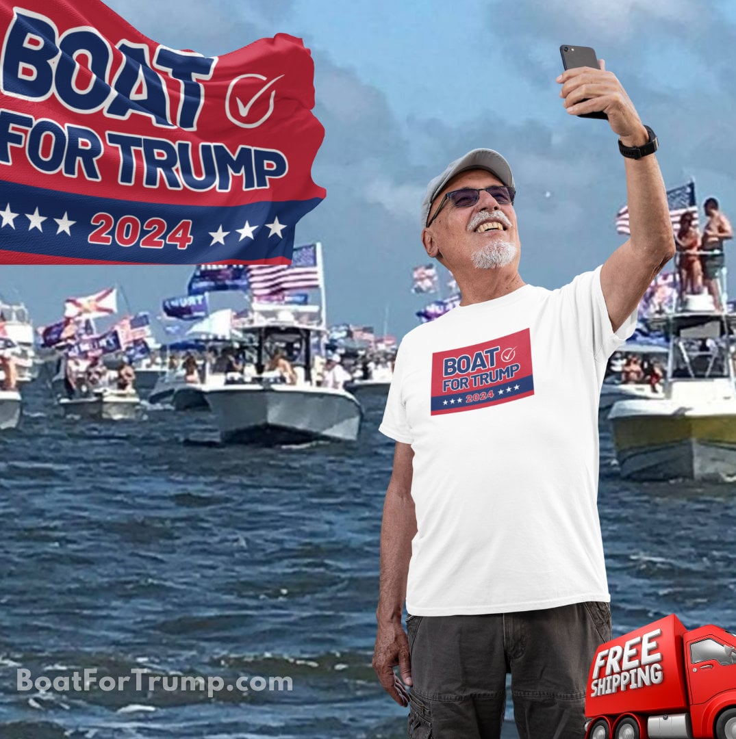 Boat For Trump - Soft T-Shirt (Unisex)